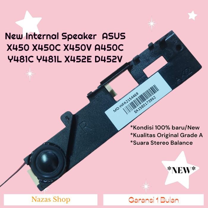 Speaker Internal Asus X450 X450C X450V A450C Y481C Y481L X452E D452V Original Grade A