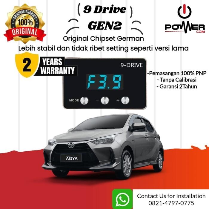 9 Drive Throttle Controller Accelerator Toyota Agya 1.2 Remap