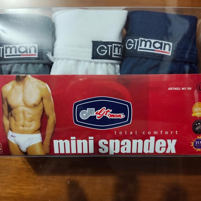 READY Celana dalam gt man 708 / cd gt man mini spandex / Cd Gt man 708 Katun Pria Sport Dewasa