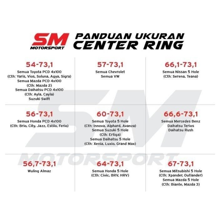 Spacer nok custom 10 - 16 mm velg mobil alumunium