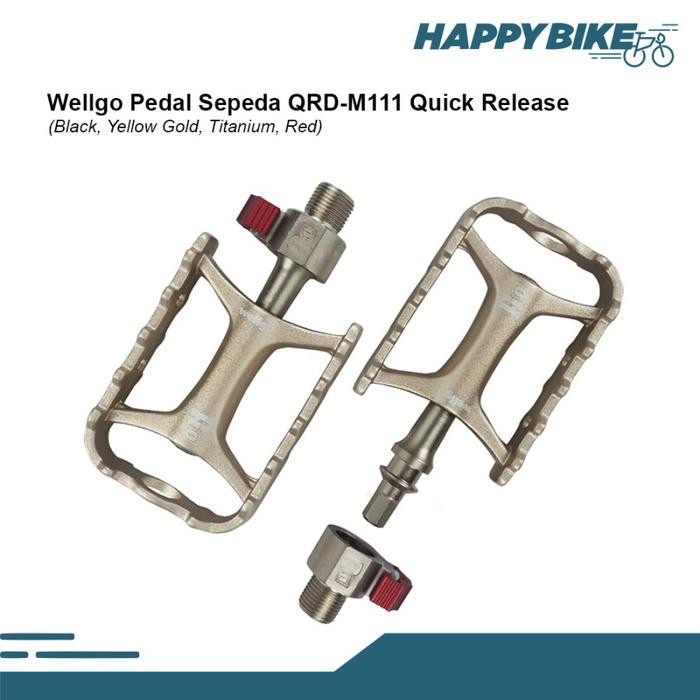 WELLGO Pedal Sepeda QRD 111 Bicycle Pedal Quick Release MTB Roadbike