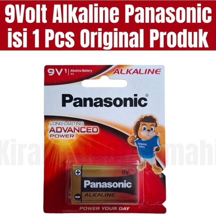 BeliMurah- Baterai 9 Volt Panasonic Alkaline Original