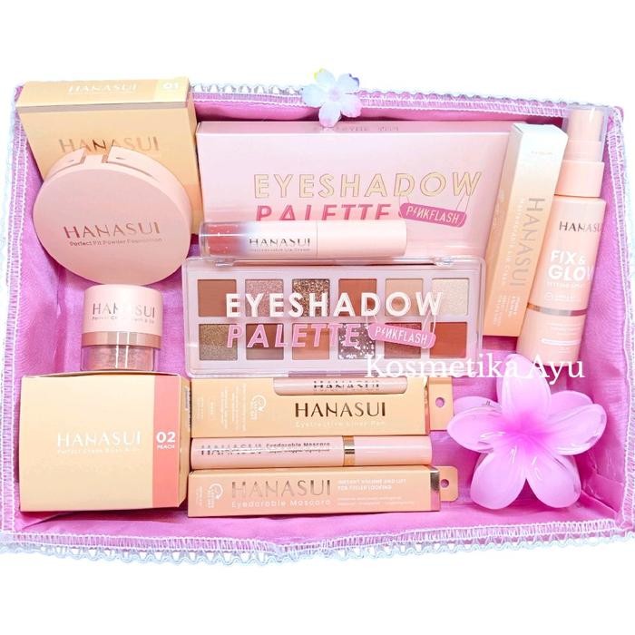 PROMO Hanasui TANPA BOX Paket Seserahan Lengkap Paket Seserahan Pernikahan 1 Set Make Up Kado Untuk