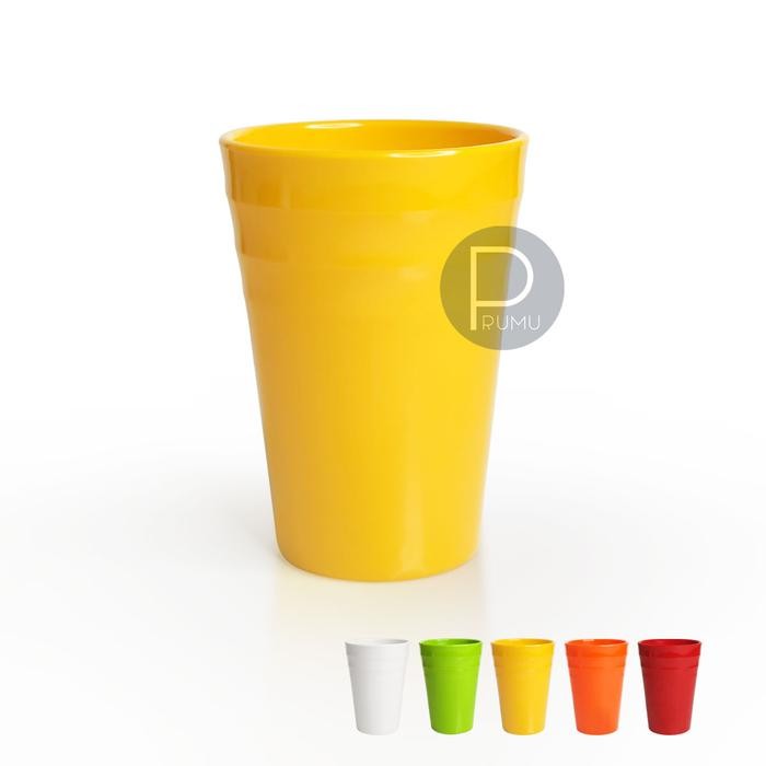qibq- Gelas Melamin Ulir - Gelas Tinggi Jus - Gelas Besar Jumbo