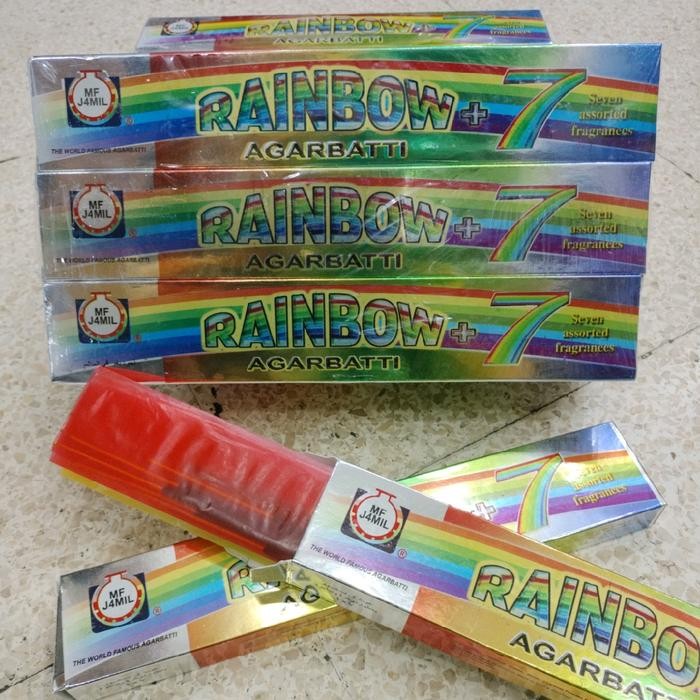 DUPA RAINBOW 7 AGARBATTI JAMIL(LOKAL)/DUPA LIDI 1 LUSIN(12PCS)