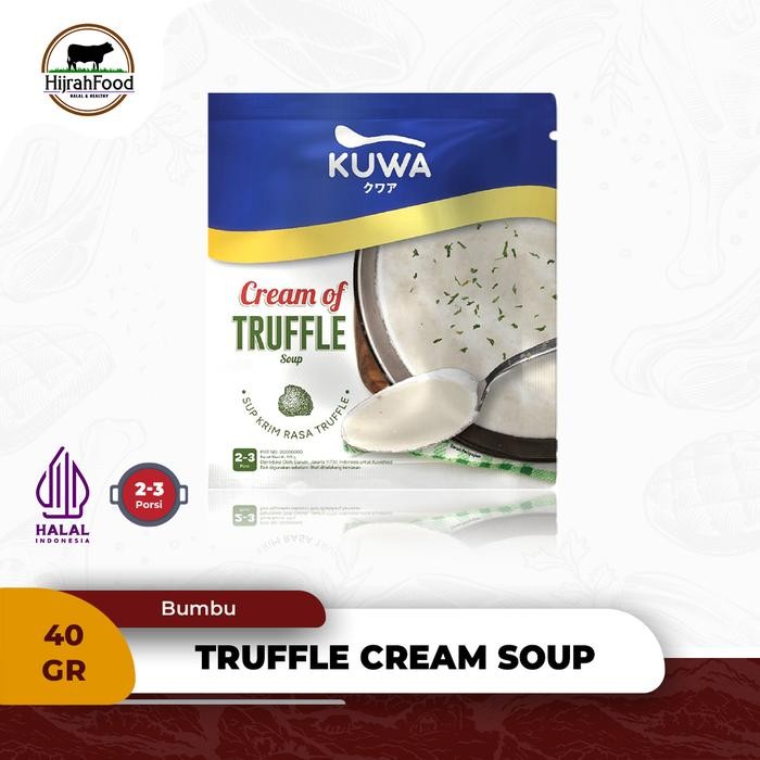 3kyl- Kuwa Cream Soup Truffle Mushroom Krim Sup Jamur Truffle - 40 Gr