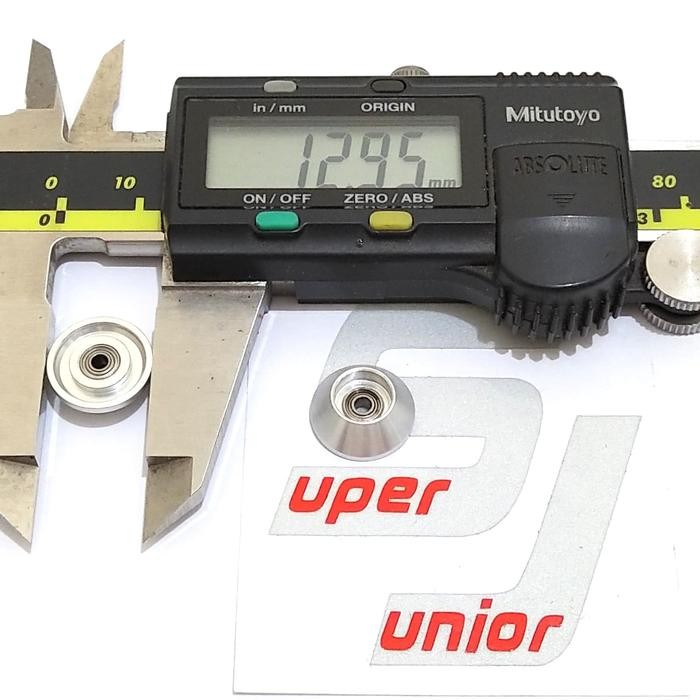 AnakPastiSuka- Rep Tamiya 95497 13Mm Tapered Ringless Rollers, Black