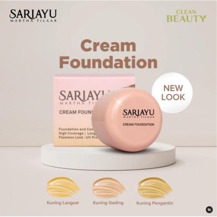 Top SARIAYU KREM ALAS BEDAK- CREAMY FOUNDATION