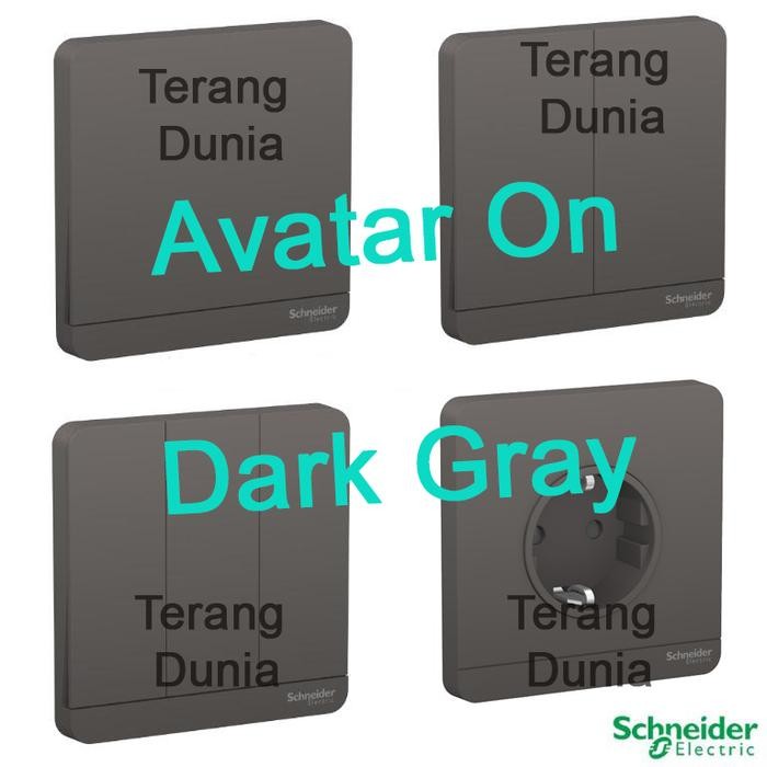 jbh3- Schneider Avataron Gray Saklar Avataron Stopkontak Avataron Schneider