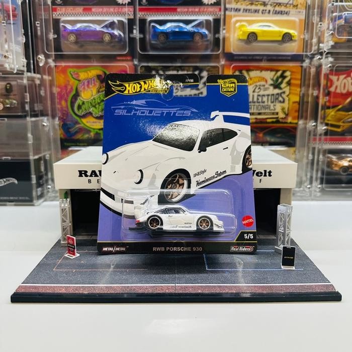 HOTWHEELS PREMIUM SILHOUETTES PORSCHE RWB 930 KAMIWAZA JAPAN KODE 1263