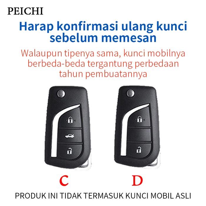 Ready PEICHI Cover Kunci Mobil For Toyota Innova Reborn