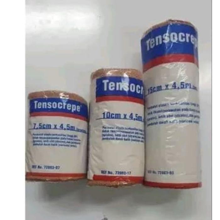 KirimInstan- Tensocrepe 15Cm X 4,5M / Perban Elastis / Perban Coklat / Perban Kain