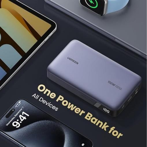 a8lq- Ugreen Powerbank Laptop Iphone 15 Macbook 20.000Mah Fast Charging 100W