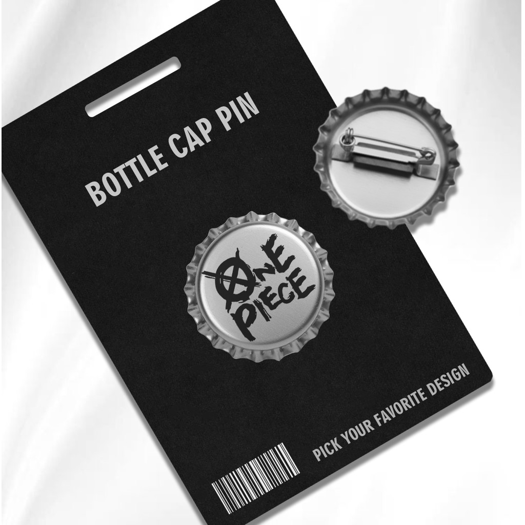 BOTTLE CAP PIN ONEPIECEE KALCER PREMIUM