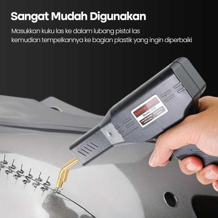 ALAT LAS PLASTIK SOLDER STAPLER KAWAT SOLDER PLASTIK BUMPER MOBIL BODY MOTOR