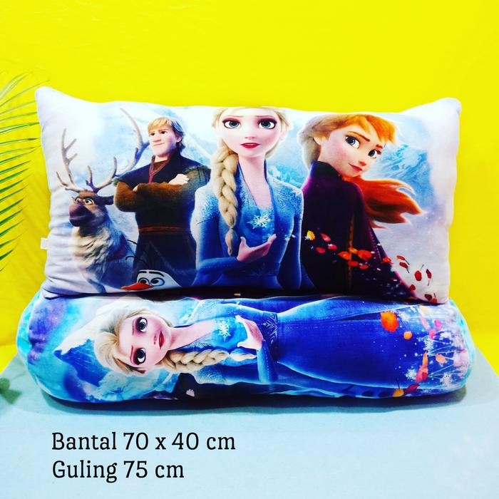 BabyQu- Bantal Guling Frozen Elsa Anna Yelvo