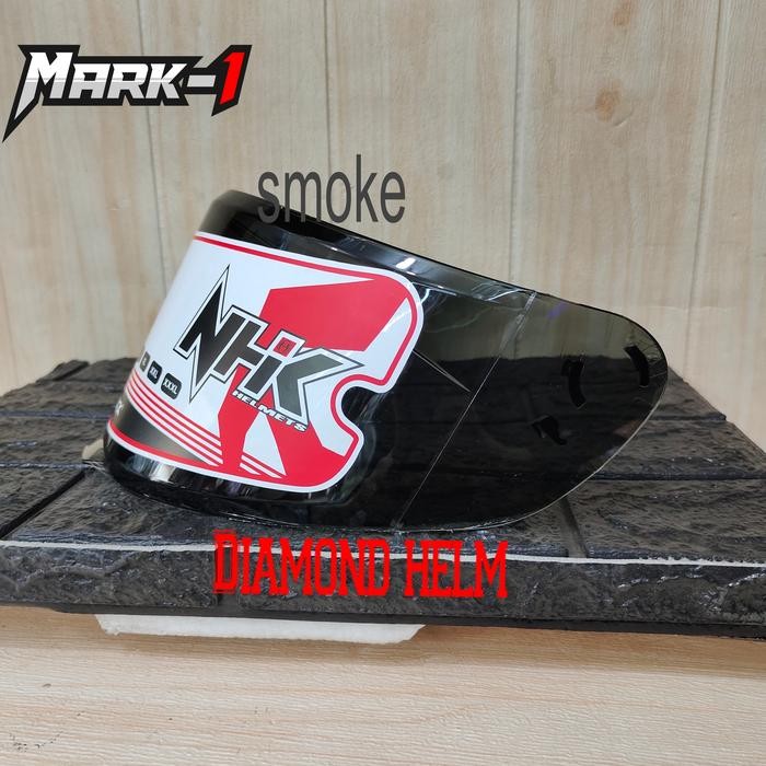 KACA HELM NHK FLAT VISOR NHK MARK-1 MARK-1 ELITE SMOKE ORIGINAL NHK