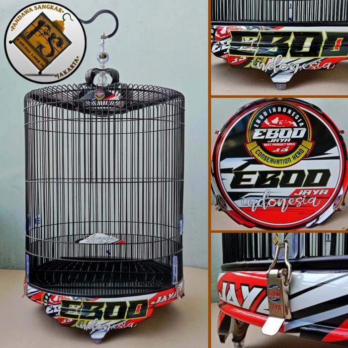 ASLI SANGKAR/KANDANG MURAI EBOD JAYA PVC DECAL EBOD INDONESIA READY STOCK