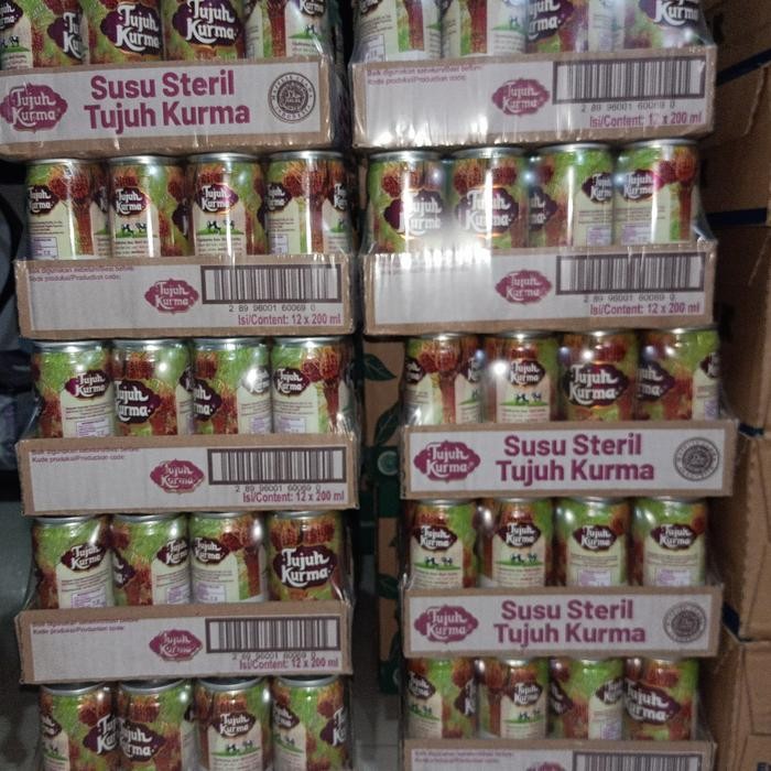 Eat77- Susu Steril Tujuh Kurma Dus 12 Kaleng