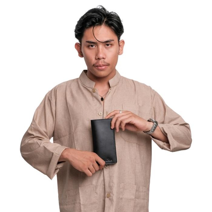 [LFP001] LUFAS Dompet Lipat Kulit Panjang - Pria/Wanita