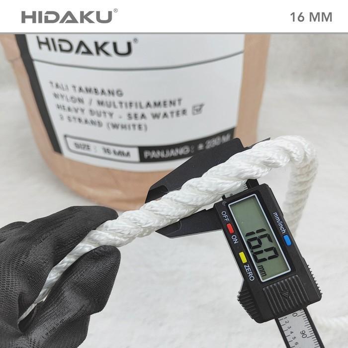 HIDAKU tali tambang nylon 16mm ROLL / tambang nilon 16mm / ROLL