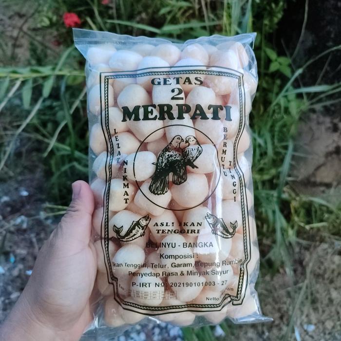 GETAS 2 MERPATI BELINYU IKAN TENGGIRI 250GRAM MAKANAN KERUPUK
