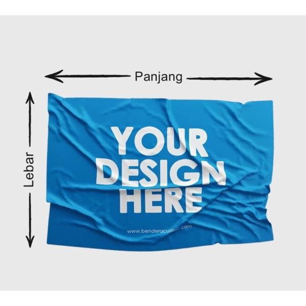 CETAK BENDERA PRINTING / BENDERA KAIN BENDERA ORGANISASI BENDERA / KOMUNITAS BENDERA SUPORTER CUSTOM