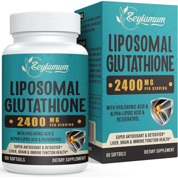 Terlaris Zeylamum Liposomal Glutathione Softgels 2400 Mg 60 Softgels