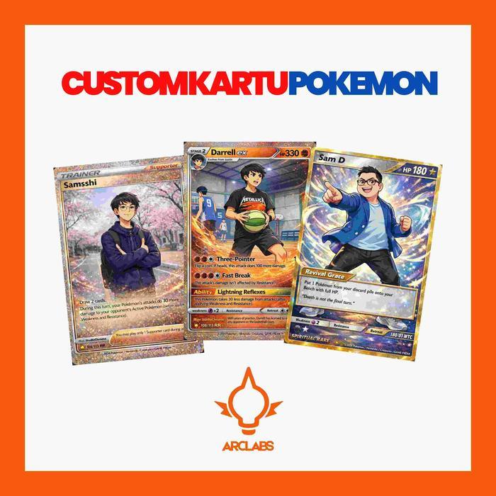 Best Seller Custom Kartu Pokemon (Custom Pokemon Card) Premium