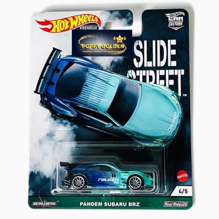 Hotwheels Premium Pandem Subaru Brz Slide Street Ban Karet Terbaru 