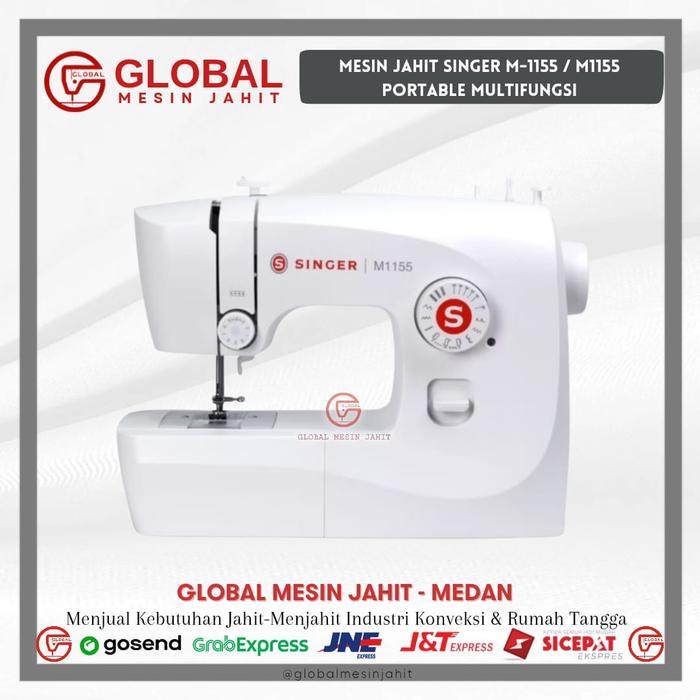 Mesin Jahit SINGER M-1155 / M1155 Portable Multifungsi