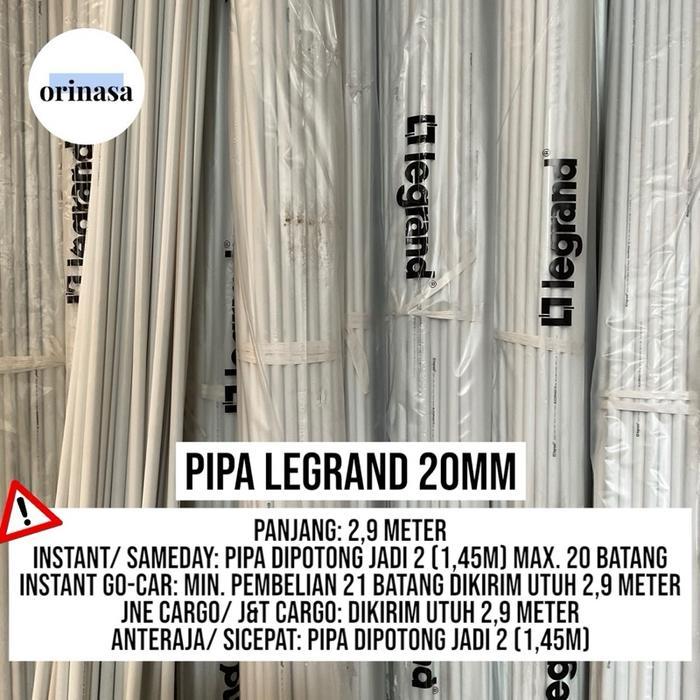 Pipa Conduit / Pipa Listrik / Pipa Konduit Listrik LeGrand 20mm 20 mm