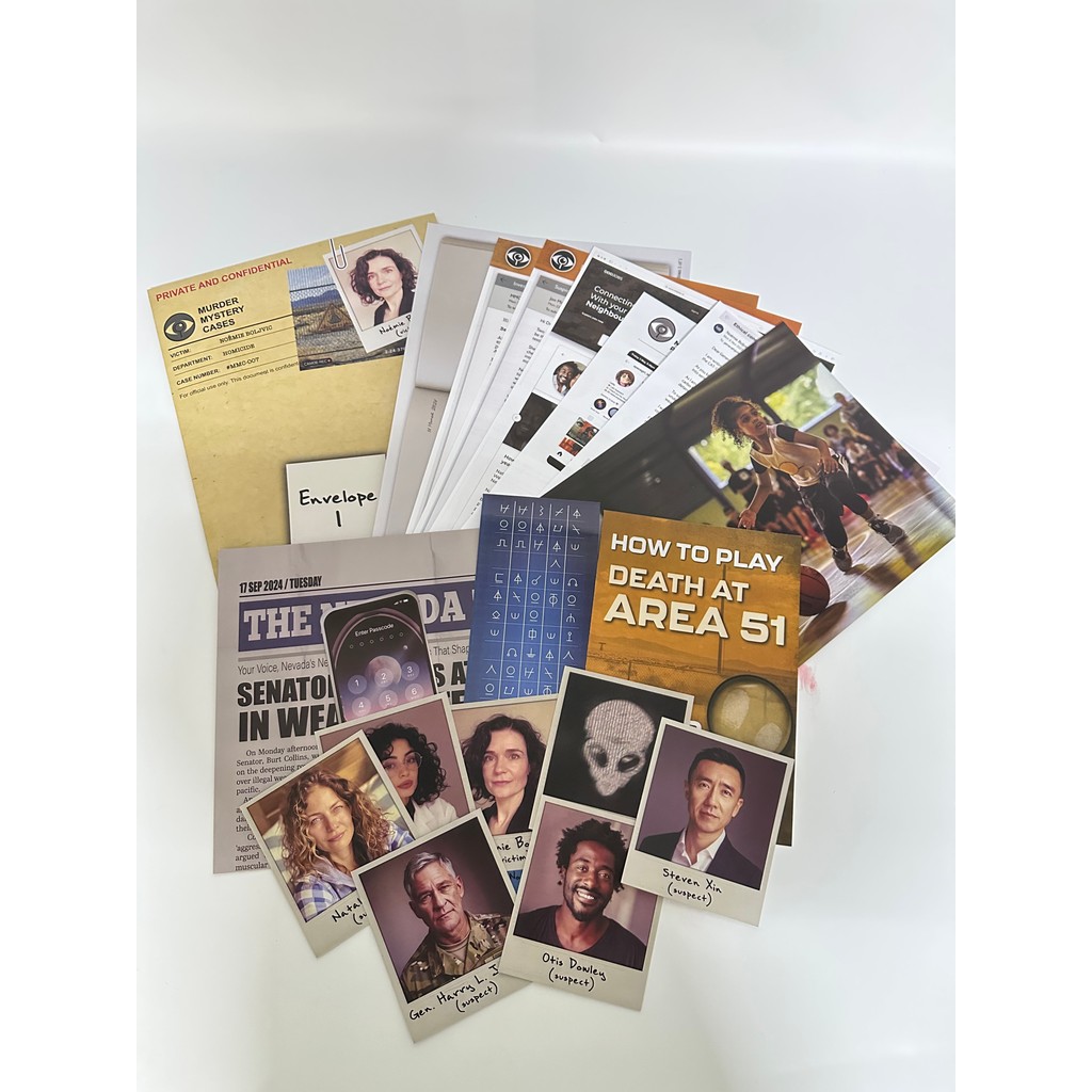 "Unsolved Mysteries Case Files: The Death Zone," a new murder mystery card game, perfect for holiday