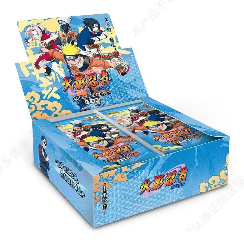 Kayou Genuine Naruto Cards Box Anime Figure Booster Pack Will of Fire Naruto Sasuke Rare Collection
