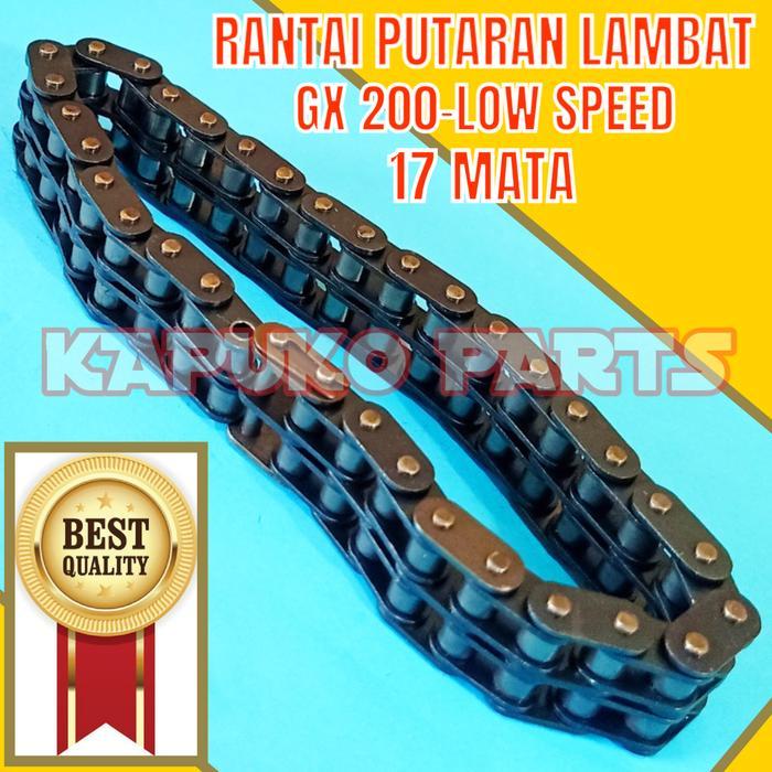 Rantai GX 200 Putaran Lambat 17T untuk Mesin Penggerak