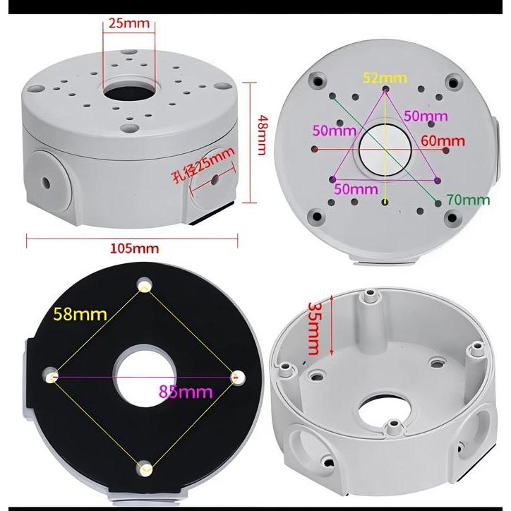 Terlaris Duradus Cctv Indoor/Outdoor Junction Box Camera Cctv