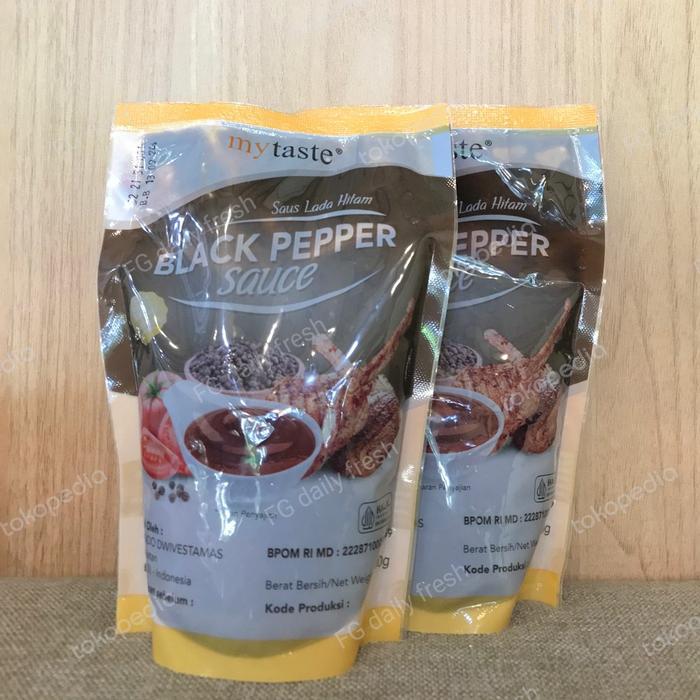 Saus Blackpepper steak / Saus bumbu lada hitam My taste Halal