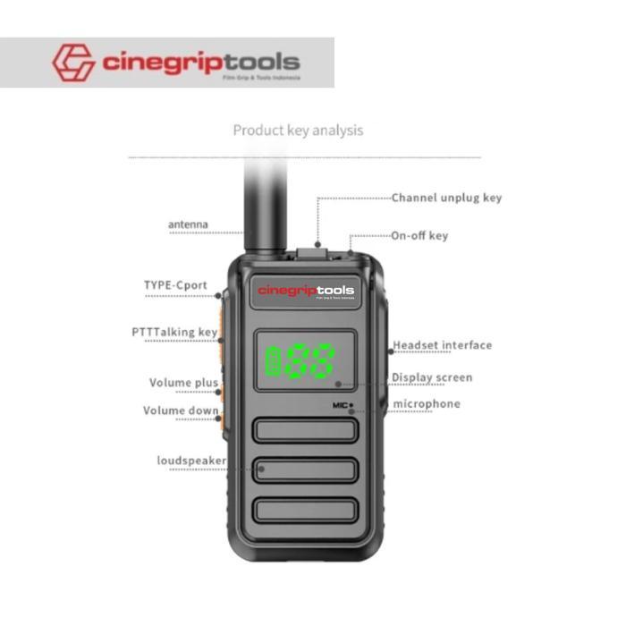 CINEGRIPTOOLS WALKIETALKIE MODEL W3600