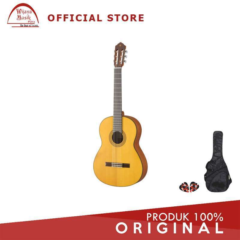 Yamaha Gitar Klasik CG122MS/CG 122MS/CG-122MS + Softcase dan 2 Pick