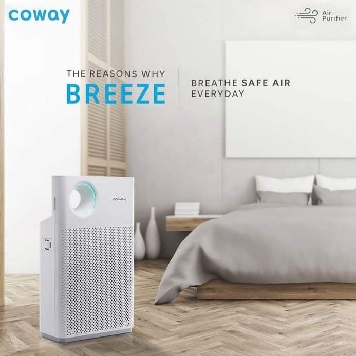 TERLARIS Coway Air Purifier Breeze AP-1018F Pemurni dan Pembersih Udara Hepa Filter Ruangan 34m2