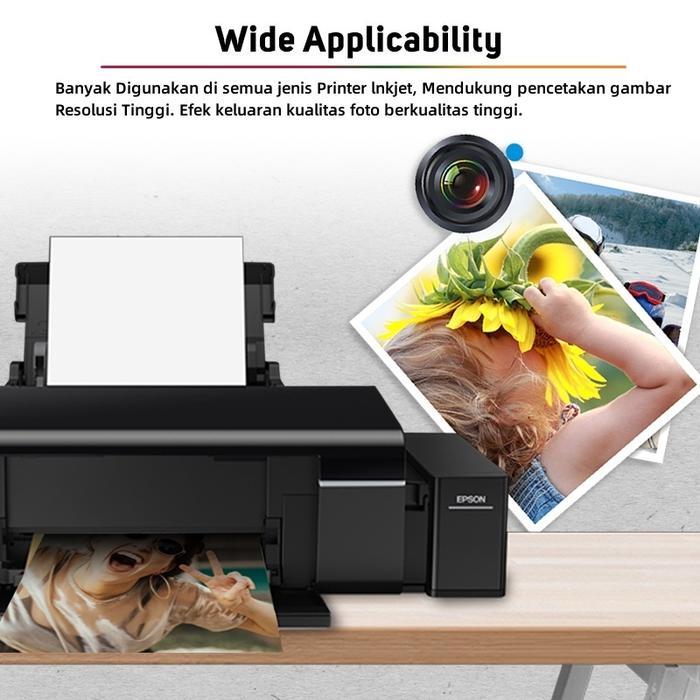 QUAFF Kertas Foto Glossy Dengan Stempel Belakang 3R4R5RUkuran A3 /A4 230gsm 180gsm (20 lembar)