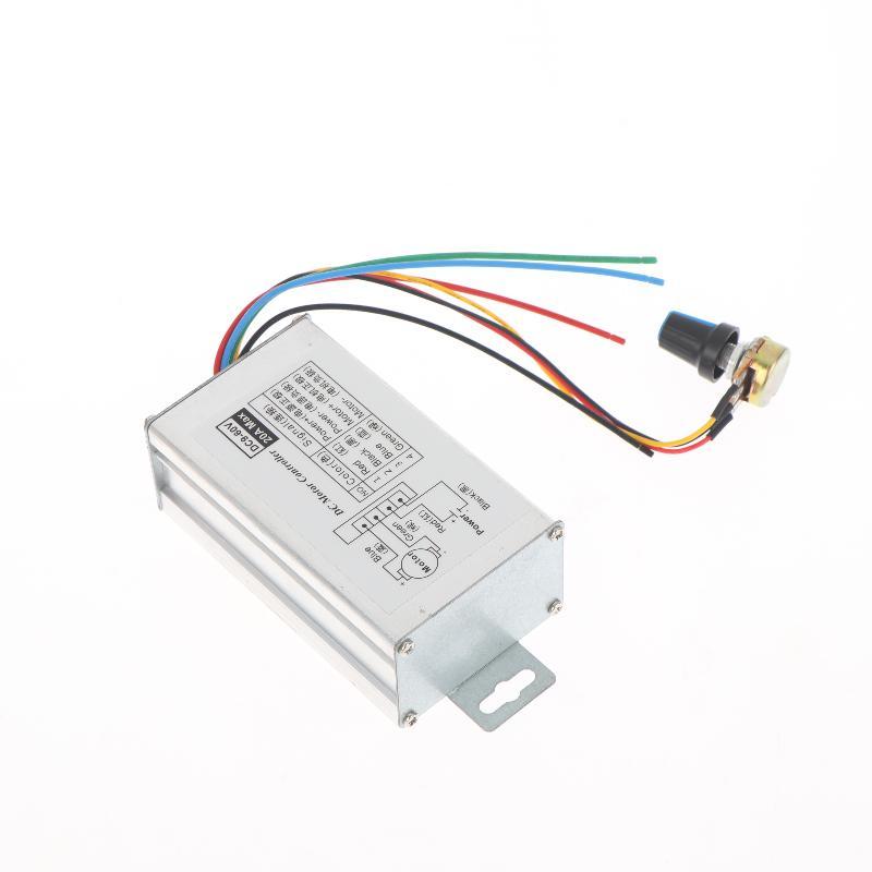 1Pcs DC 9V-60V 12V 24V 60V 20A Motor Pulse Width Modulator Regulator PWM Speed Regulator Stepless DC