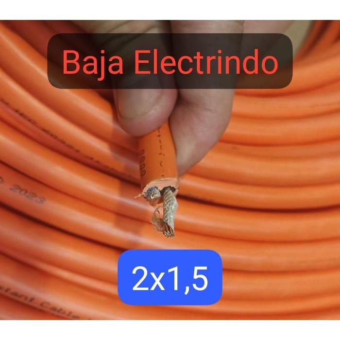 Best Seller Kabel tahan api / panas FRC ( Fire Resistant Cable ) 2x1,5mm METAL Kabel FRC 2x1,5 2x1.5