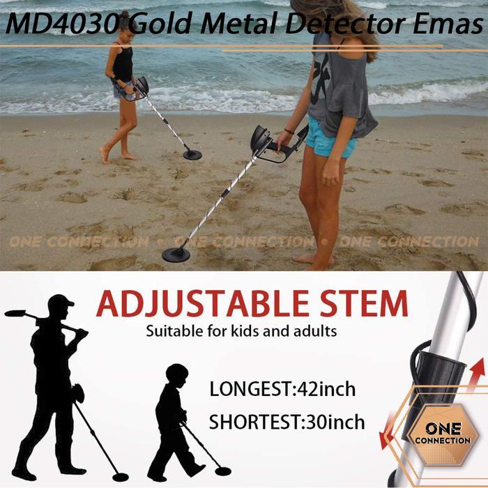 MD4030 Gold Metal Detector Emas Logam King Detektor MD-4030
