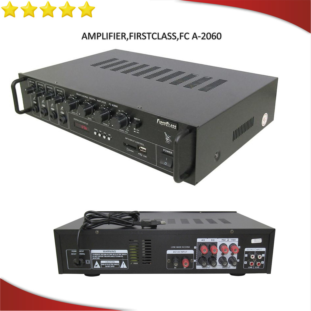 Amplifier Firstclass FC A2060 Original Ampli Masjid FC A 2060