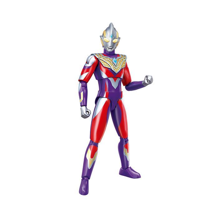 Go Project Keepplay Series Classic 02 Action Figure Ultraman Trigger W1 - Merah/Biru Toys Kids Toy