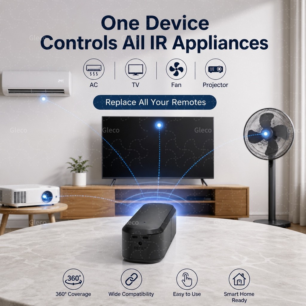 Zigbee Smart IR Remote Control Smart Home Infrared Universal Remote Blaster Work with Google