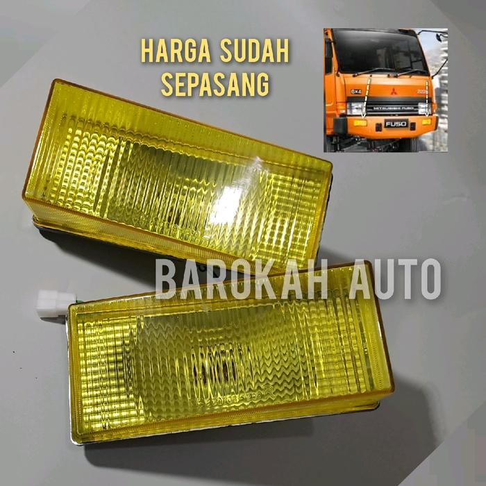 foglamp fuso fighter kuning / lampu sorot fuso fighter 190ps 220ps