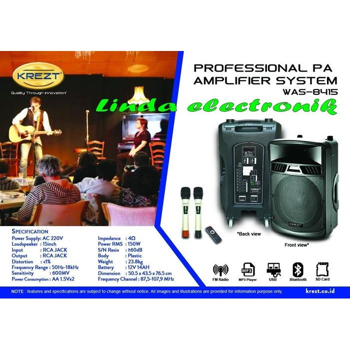 PORTABLE WIRELESS MEETING KREZT WAS 8415 ( 15 INCH )