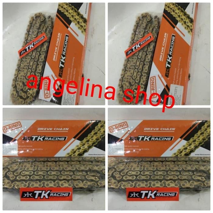 Rantai 520-130 Oring Tk Racing Original Rantai Gold 520Hpo 130L